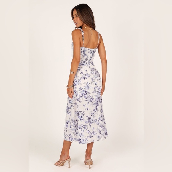 PETAL & PUP AZELIA DRESS - BLUE FLORAL SIZE 8 B2903 - Picture 3 of 7